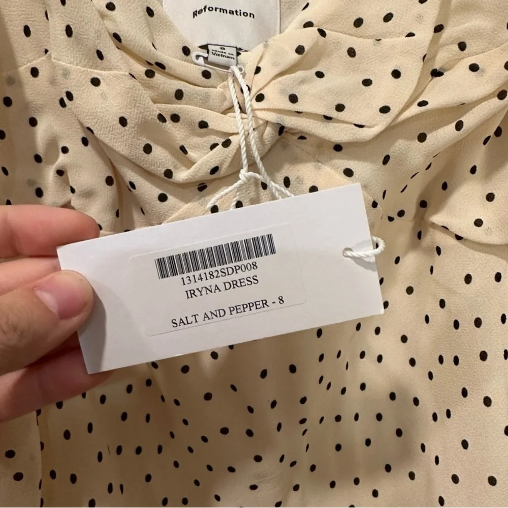 Reformation Iryna dress polka dot - Picture 6 of 7